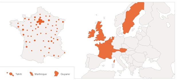 Label Print - Notre réseau de distribution européen