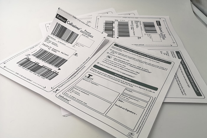 Label Print : Étiquettes intégrées (ou SESAM)