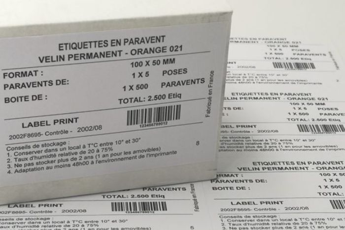 Évolution de nos étiquettes de carton